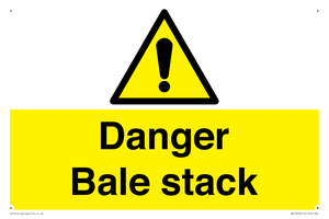 Danger Bale stack
